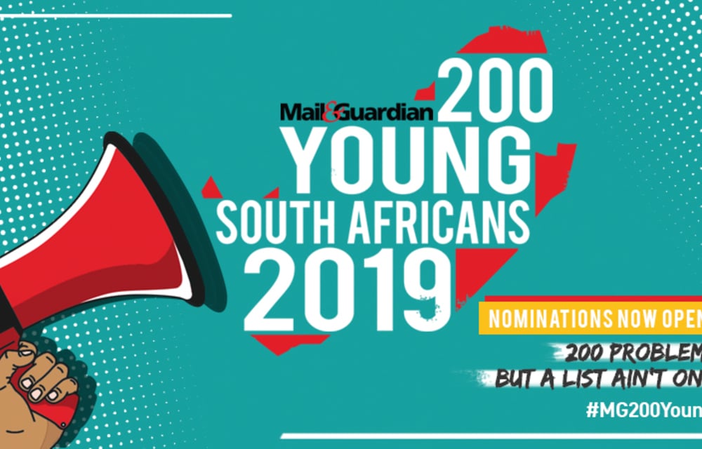 Nominations for 200 Young South Africans 2019