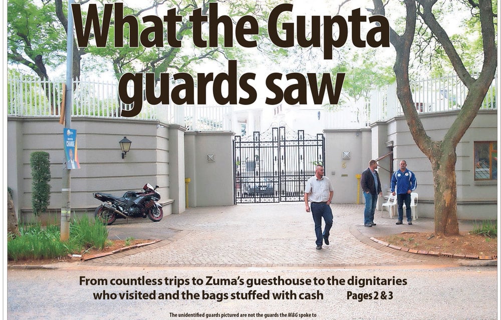 In the M&G this week – Guptas, Please call me and the DA’s list fail