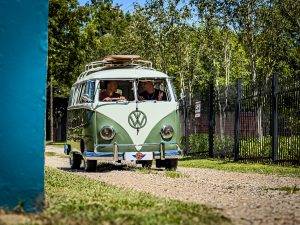 Back to the 1950s in a VW splitty