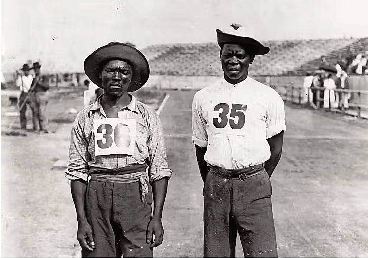 Who were the first Africans at the Olympics?